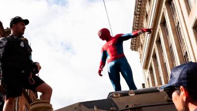 Día 1 de rodaje de “Spiderman-Man: Brand New Day”, en agosto. / Instagram: @tomholland2013.