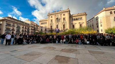 Acto institucional del Ayuntamiento de Jaén con motivo del 25N.