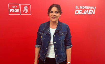 <i>Imagen de Ángeles Ferriz, la portavoz de campaña del PSOE-A. / Europa Press.</i>