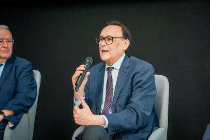 <i>El consejero de Universidad, Investigación e Innovación de la Junta de Andalucía, José Carlos Gómez Villamandos, en una intervención en abril. Archivo. / Europa Press.</i>