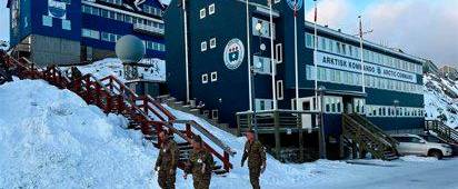 Soldados en el Arktisk Kommando (Comando Ártico) en Nuuk, Groenlandia, una unidad de las Fuerzas Armadas Danesas. Archivo.