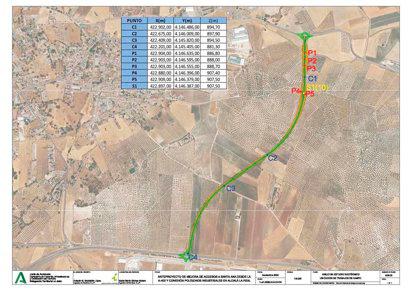 <i>Mapa con la zona objeto de la actuación. / Ayuntamiento de Alcalá la Real.</i>