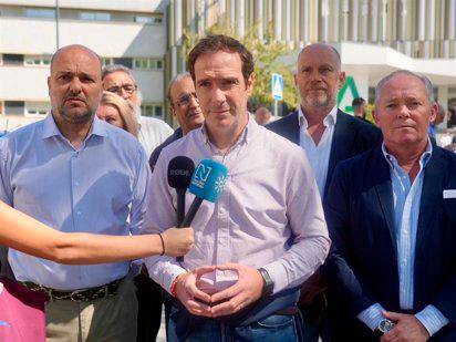 <i>El cabeza de lista de Vox por la provincia de Sevilla a las elecciones andaluzas, Javier Cortés. / Vox Sevilla.</i>
