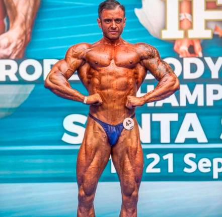 Luis Ortega, a la final del campeonato europeo de Culturismo