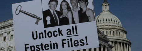 Imagen de archivo de protestas por la publicación de los archivos de Epstein. / Mehmet Eser / Europa Press.