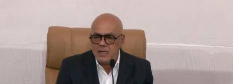 El presidente de la Asamblea Nacional de Venezuela, Jorge Rodríguez. Archivo. / Asamblea Nacional de Venezuela.