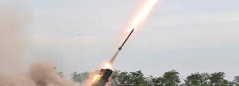 Misil balístico lanzado en 2024. Archivo.