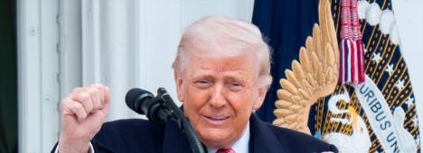 El presidente de los Estados Unidos, Donald Trump. / Aaron Schwartz / Contacto / Europa Press. 