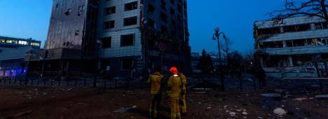 Imagen de archivo de un ataque ruso en Kiev. / Kirill Chubotin / Europa Press. 