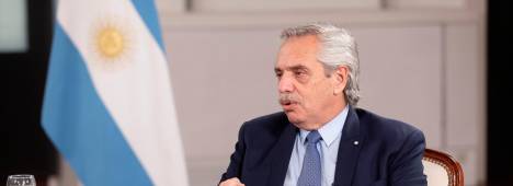 Alberto Fernández, en una imagen de archivo. / Martin Zabala / Contacto / Europa Press.