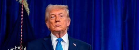 Imagen de archivo del presidente de Estados Unidos, Donald Trump, en una rueda de prensa en Florida. / Nicole Combea / Europa Press.