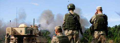 Ejercicios militares de Ucrania en Estonia el pasado mes de julio. / US Army / Contacto / Europa Press.