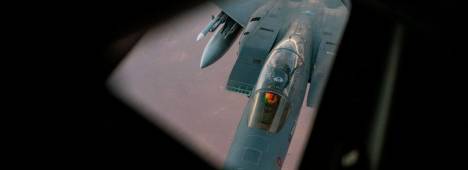 Imagen de archivo de un avión de combate de la Fuerza Aérea de EEUU en la zona de operaciones del Centcom. / Sra Zackary Willis/ Europa Press.