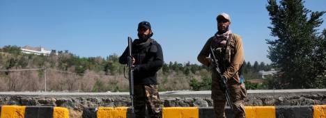 Imagen de archivo de miembros armados de las fuerzas de seguridad de los talibán en Kabul. / Saifurahman Safi / Contacto / Europa Press.