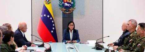 La vicepresidenta de Venezuela, Delcy Rodríguez. / Gobierno de Venezuela.