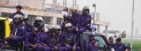 Imagen de archivo de policías en Kinshasa, capital de República Democrática del Congo. / Alain Uyakani / Contacto / Europa Press.