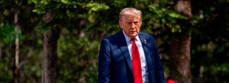 Donald Trump, en la cumbre del G7. / Michael Kappeler / dpa-Pool / dpa.