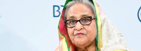  La ex primera ministra de Bangladesh Sheij Hasina. Archivo.