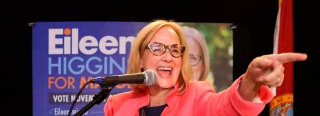 La vencedora de las elecciones a la Alcaldía de Miami (Florida), la demócrata Eileen Higgins. / Europa Press.