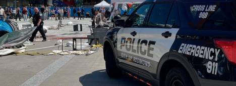 Sede de Microsoft en Redmond, estado de Washington. / Policía de Redmond, Washington. 