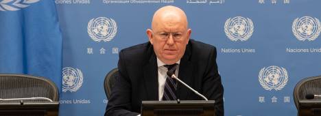 El embajador ruso ante la ONU, Vasili Nebenzia. / Lev Radin / Europa Press.