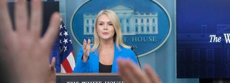 La portavoz de la Casa Blanca, Karoline Leavitt. / Europa Press. 