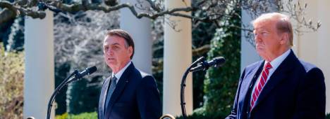 Bolsonaro y Trump, en una imagen de archivo. / Isac Nobrega / Palacio do Planalto / DPA.