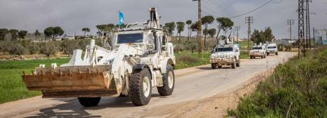 Imagen de archivo de “cascos azules” en Líbano. / Daniel Carde / Contacto / Europa Press.