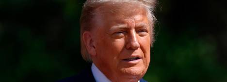 El presidente de EEUU, Donald Trump, en Kananaskis, Canadá