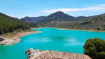 Imagen de archivo del embalse del Quiebrajano. / Subdelegación del Gobierno.