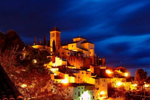 <i>Vista nocturna de Quesada. Archivo. / Ayuntamiento de Quesada.</i>
