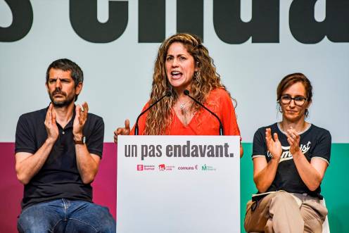 <i>La coordinadora de Sumar, Lara Hernández. / Europa Press. </i>