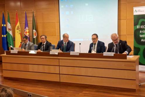 <i>Acto del 20 aniversario de la Red Andaluza de Posicionamiento. / UJA.</i>