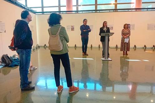 <i>Inauguración de la exposición. / UJA.</i>