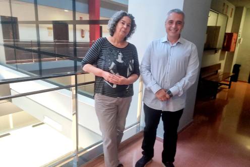 <i>Investigadores Nieves Jesús Valencia y Nicolás Gutiérrez. / Universidad de Jaén.</i>