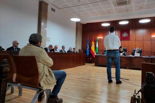 <i>Vista de los acusados durante el juicio, en una imagen de archivo. / Europa Press. </i>