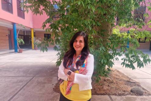<i>Cristina Castillo Rodríguez, directora académica del Máster Universitario en Aprendizaje de Idiomas mediante Tecnología Inteligente.</i>