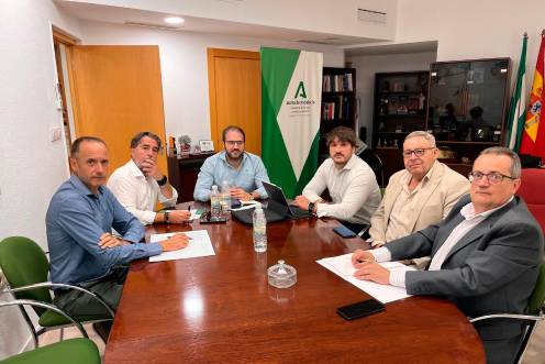 <i>Durante la reunión. / Junta de Andalucía. </i>