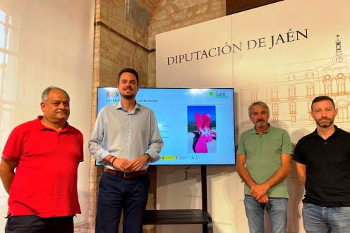 <i>Presentación ruta esculturas singulares Parque Natural de las Sierras de Cazorla, Segura y Las Villas. / Diputación de Jaén. </i>