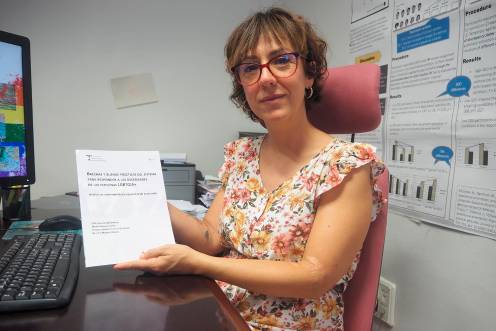 <i>La investigadora María Aranda. / UJA.</i>