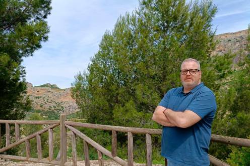 <i>Alejandro Braulio Cabrera Cabrera, candidato número 1 de Adelante Andalucía por Jaén al Parlamento Andaluz.</i>