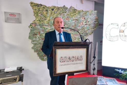 <i>Francisco García de los Reyes, presidente de la Asociación Jiennense de Publicitarios. / Agustín Muñoz / Diario JAÉN.</i>