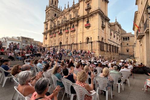 <i>Concierto ofrecido el viernes por la Banda Municipal de Música, en el marco de la programación de la Feria de la Virgen de la Capilla. / A. I. Bravo / Diario JAÉN. </i>