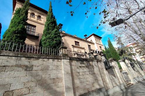 <i>Fachada del Museo de Jaén. / Europa Press.</i>