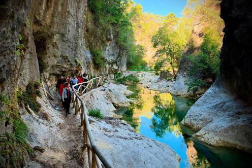 <i>Visita a las obras en la ruta del río Borosa. / Junta de Andalucía. </i>