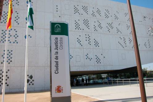 <i>Fachada Norte de la Ciudad de la Justicia de Córdoba en una imagen de archivo. / Europa Press</i>