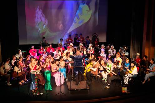 <i>Actuación de la Banda Sinfónica Ciudad de Jaén, en el Teatro Darymelia. / Ayuntamiento de Jaén. </i>
