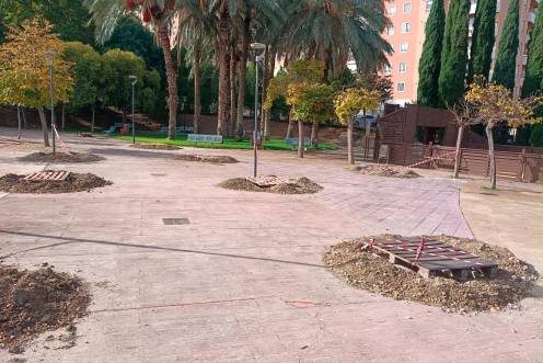 <i>Nuevo arbolado en Jaén. / Ayuntamiento de Jaén.</i>