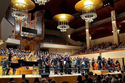 <i>Concierto celebrado en la Sala Sinfónica del Auditorio Nacional de Música de Madrid. /UJA.</i>