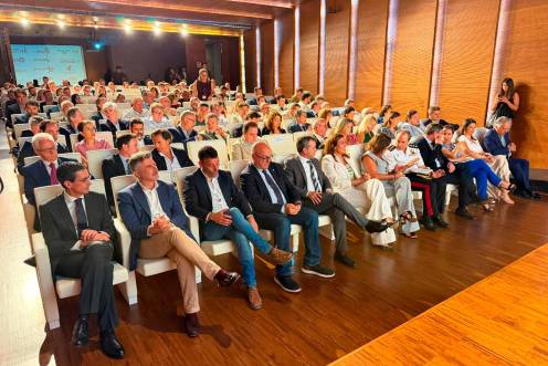<i>Autoridades asistentes a la entrega de los Premios Palustre de Oro. </i>